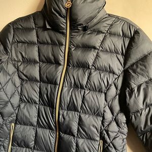 Michael Kors bubble coat.